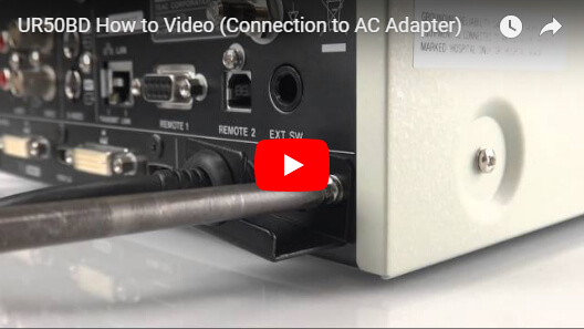 External link to YouTube: Connecting AC Adapter