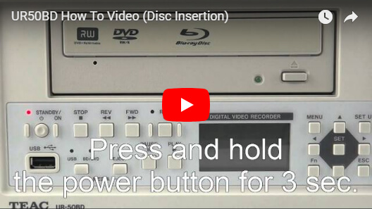 External link to YouTube: Disc Insertion.