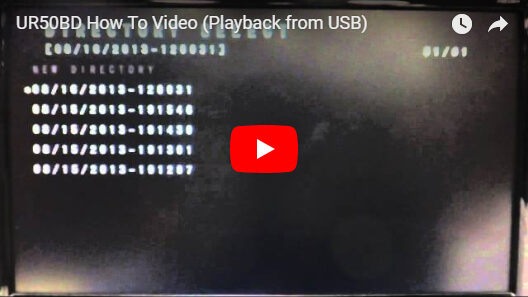 External link to YouTube: Playback from USB Device.